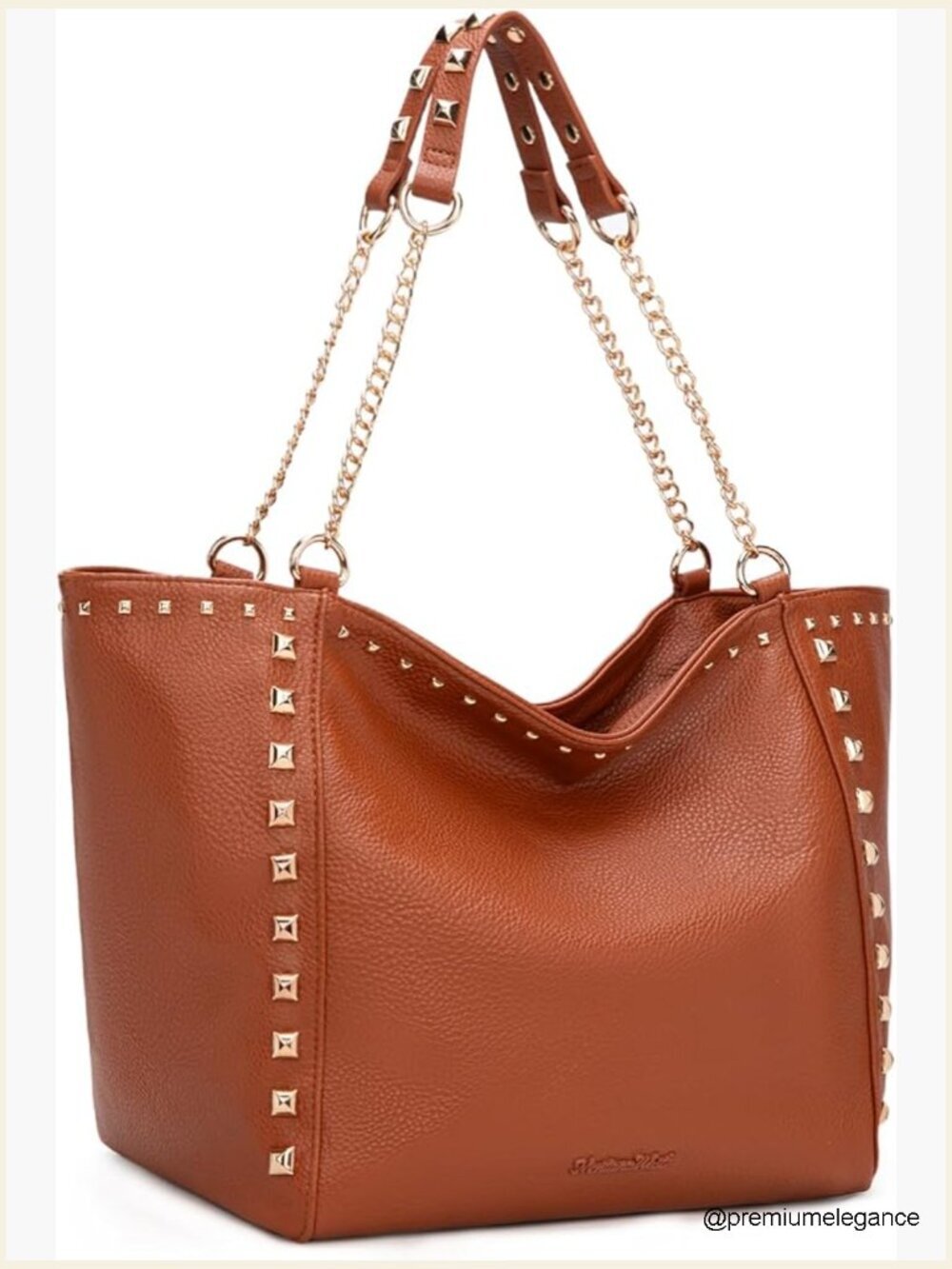 Large Oversized Tote Bag with Chain Handle Hobo Purse